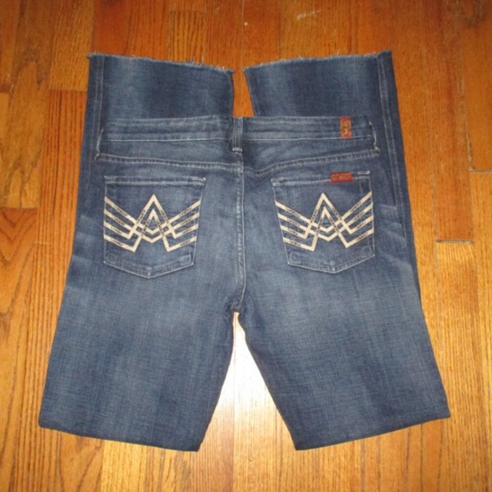 7 FOR ALL MANKIND 'A' Pkt Flare Leg Jeans